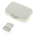 thumbnail image 3 of Unique Bargains 1 Pc 6 Grids Single Layer Pill Box for Travel Beige, 3 of 6