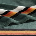 thumbnail image 4 of Wrangler Western Saddle Stripe Green Ultra Soft Plush Fleece King Blanket, 4 of 6