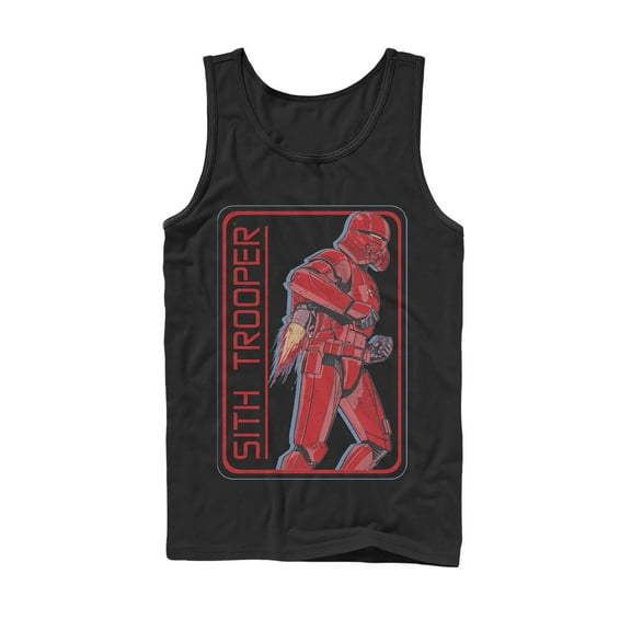 Men's Star Wars: The Rise of Skywalker Sith Trooper Rocket  Tank Top Black Large