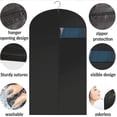 thumbnail image 2 of 5pcs Hanging Garment Bags For Storage Breathable Suit Cover Clothes Dust Cover Hanging Pockets, 2 of 5