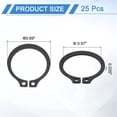 thumbnail image 2 of 25 Pack 5/8" Internal Retaining Ring Circlip, 65 Mn Spring Steel Internal Circlip Snap Rings C-Clips, Black, 2 of 6