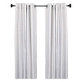 thumbnail image 2 of UTOPIA ALLEY Wall Mounted 5/8 Inch Curtain Rod - Curtain Rods For Windows 28 to 48 Inch, Adjustable Drapery Rods, Black Curtain Rods, Bedroom Curtain Rods, Tapestry Poles (Black, 28"-48"), 2 of 9