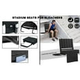 thumbnail image 5 of Stadium Seats for Bleachers, Comfortable Cushion, Portable Folding Chairs, Stadium Chair stadium seat(1 PACK), 5 of 9