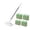 G, variant on Flat Mop with 20 Reusable Washable Pads, 360° Rotating Head, Stainless Steel Long Handle for Wet and Dry Floor Cleaning