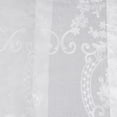 thumbnail image 4 of Extra Long 108" x 100" White Color Knitted Lace Room Dividing Curtains Total Width 216" (18 Feet) with 16 Grommets Room Dividing Curtains, 4 of 8