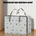 thumbnail image 4 of Heavy Duty Storage With Reinforced Handles Extra Large Storage Bags For Clothes Tote Bag Thickened Double Zipper For Space Saving Travel, 4 of 6
