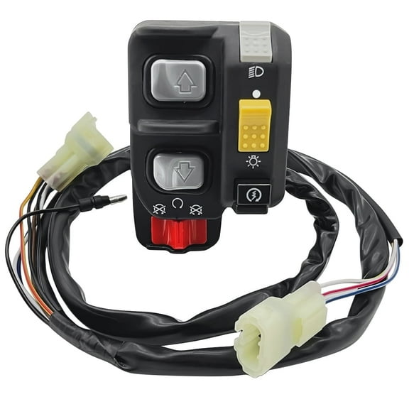 MATI Left Handlebar Switch Start Stop Headlight for Honda TRX450ES Foreman 1998-2001 TRX450FE 2002-2004