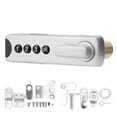 thumbnail image 2 of Cerradura Sin Llave Para Cajón, Amplia De Aplicaciones Cerradura De Gabinete De Material De aleación De Zinc Con Batería Incorporada De 100 MAh Para Archivadores, 2 of 7
