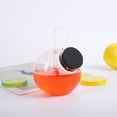thumbnail image 5 of Copas de jugo de vino Bewildely con pajita doble 8.5 CM Claro, 5 of 5