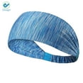 thumbnail image 6 of Deago Workout Headbands For Women Non Silp Sweat Bands Moisture Wicking & Quick Dry (Blue), 6 of 8