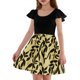 thumbnail image 3 of Girls' Summer Dress Kids 2025 Floral Print Short Sleeve Dress Stylish Summer Dresses for Kids Comfortable and Breathable ,Sie:130, 3 of 6