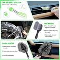thumbnail image 4 of Nilight 27PCS Car Detailing Kit Auto Cleaning Tools Wash Set with Storage Carry Bag Home Use for Interior Exterior Deep Clean Polish Car Care Windshield Dashboard Seat Air Vents Wheels Tires, Green, 4 of 9