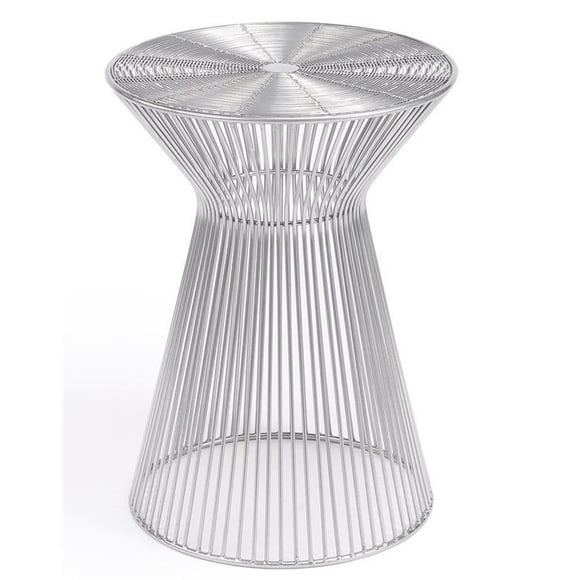 Mesa auxiliar Butler Specialty Greeley Silver Metal 5 kg