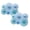 Blue*2, variant on Hanging Paper Fans Party Set Silver Round Pattern Paper Garlands Decoration For Birthday Shower Graduation Retirement Set Of 6,Blue Graduation Paper Fan Case