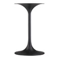 thumbnail image 4 of Modway Lippa 20" Round Artificial Travertine Stone Side Table in Brown/Black, 4 of 8