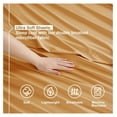 thumbnail image 3 of KriKac Sheets Set - 3 Piece Bed Sheets, Double Brushed Sheet Set, Hotel Luxury Bed Sheets Size, Extra Soft Light Orange Sheets, Size Bed Set, 3 of 9
