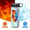 thumbnail image 6 of Fotbe Dragonfly Floral Pattern 18oz Sports Insulated Kettle Stainless Steel Sports Insulated Kettle For Running Hiking Cycling Climbing Man'S Woman'S Water Bottle, 6 of 8