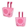 thumbnail image 4 of Kid Bike Basket Pink Cute Bicycle Portable Child Front Front Handlebar Basket For Kid Girls, 4 of 9