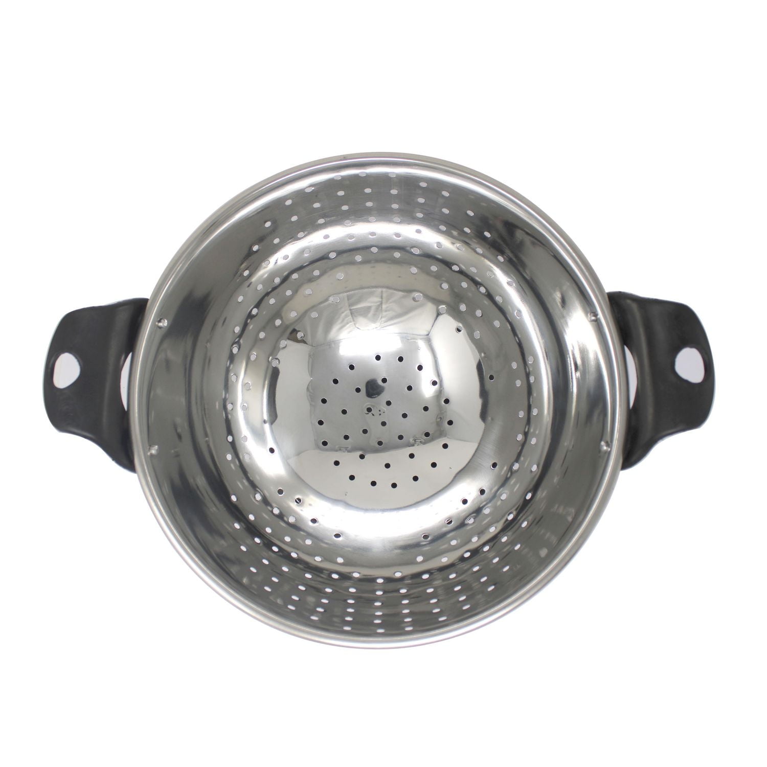 Passoire Mainstays en acier inoxydable avec base antidérapante Passoire en acier inoxydable
