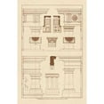 thumbnail image 3 of Buhlmann, J. 13x18 Black Modern Framed Museum Art Print Titled - Doric, Tuscan Orders and Columns, 3 of 5