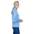 thumbnail image 3 of UltraClub 8618W Ladies Cool & Dry Heathered Performance Quarter-Zip, 3 of 3
