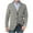 Gray, variant on Men's Shawl Collar Cardigan Sweater Button Down Knitwear with Pockets