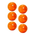 thumbnail image 3 of funtasica Indoor Pickleball Balls Golf Hollow Ball 26 Holes Pickle Balls for Sanctioned Tournament Play Pickleball Accessories Training Orange 6pcs, 3 of 8