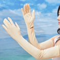 thumbnail image 2 of Guantes Largos de Protección Solar UV para Mujer, Brazo con Pantalla Táctil, Guantes para Conducir Al Sol, UPF 50+ para Deportes Al Aire Libre, Ciclismo, Color de Piel, 2 of 8