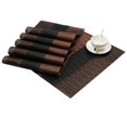thumbnail image 2 of Mantel individual SHACOS Ombre Coffee Black, paquete de 6 unidades, PVC, 30 x 44 cm, 2 of 7