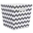 thumbnail image 1 of Papelera DII Poliéster Chevron Grey Trapezoid Design Imports CAMZ37970, 1 of 2