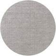 thumbnail image 1 of Ahgly Company Indoor Round Mid-Century Modern Pale Silver Gray Oriental Area Rugs, 4' Round, 1 of 6