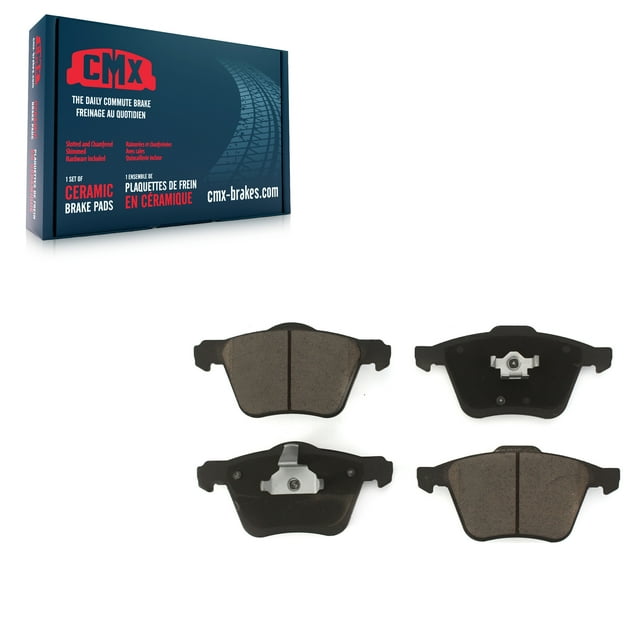 CMX Front Ceramic Disc Brake Pads CMX-D1003 for Car 2003-2014 Volvo XC90 with 336mm Diameter Rotor