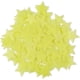 thumbnail image 1 of 100 pegatinas de pared de plástico noctilucentes fluorescentes con estrellas luminosas que brillan en la oscuridad para el hogar, decoración de arte, techo, decoración de pared, decoración de habitación de niños y bebés, amarillo 100 brillar Electrónica, 1 of 5