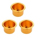 thumbnail image 3 of Decodeary Convenient Universal Cup Drink Holder for Car RV Marine Sturdy and Practical Gold 102mm 3Set, 3 of 6