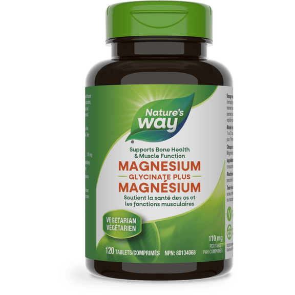 Nature's Way Magnesium Glycinate Plus 120 tabs