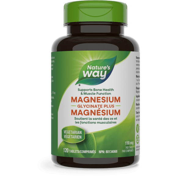 Nature's Way Magnesium Glycinate Plus 120 tabs