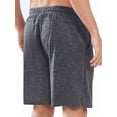 thumbnail image 3 of NORTHYARD Men's 7 Inch Athletic Basketball Shorts with 4 Pockets Workout Gym Short Grey Heather 4XL, 3 of 7