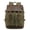 Army Green, variant on Vintage Waxed Canvas Genuine Leather Backpack, 15.6 Inch Laptop Rucksack for Travel Hiking Camping