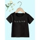 thumbnail image 2 of Camiseta infantil 100 % algodón con estampado de dinosaurio origami. Cuello redondo, manga corta, corte regular, tejido de punto. Ideal para el fin de semana de verano. Tallas 12 menores., 2 of 7