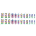 thumbnail image 3 of Aurgiarme 24x Glittering Press On Nails Gradients False Nails Acrylic Nails Star Full Covers Stick On Nails Long Artificial Nails, 3 of 8