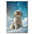 thumbnail image 3 of Starry Night Canvas Inspired Lowchen Dog Pet Family Friend Peace Oil Painting Art Print Poster Wall Decor, 3 of 6