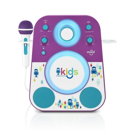 Singing Machine - Kids Mood Bluetooth Karaoke System - Purple