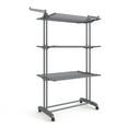 thumbnail image 2 of SONGMICS Clothes Drying Rack Stand 4-Tier, Laundry Drying Rack, Rolling Clothes Horses Dryer Rack, Gray, 2 of 5