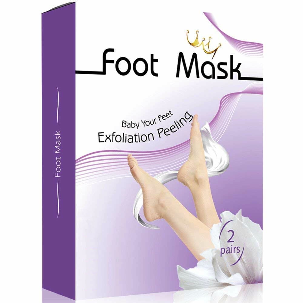 beautimate Exfoliating Foot Mask Peel For Dry Callused Skin 2 Pairs
