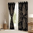thumbnail image 3 of Homewish Western Tribal Curtains Pack of 2 (42x84 Each),Retro Rustic Aztec Curtains Blackout,Troprcal Desert Cactus Bedroom Curtains For Girls Boys,Microfiber Bedroom Decor, 3 of 6