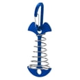 thumbnail image 4 of Hebilla de cuerda de viento con gancho de resorte portátil para clavos de espina de pescado para acampar (azul) Likrtyny Para estrenar, 4 of 4