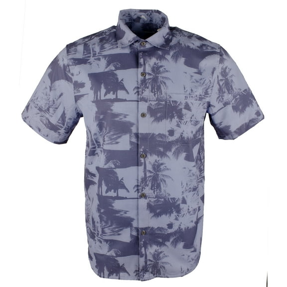 Men's Bahama Cost Island Spray Stretch Shirt Small