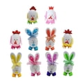 thumbnail image 1 of GUOOL 10Pcs Easter Eggs Bunny and Chick Decor Accessories Tabletop Statue Colorful, 1 of 9