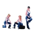 thumbnail image 2 of MERIGLARE Mini Female Repairman Figures DIY Layout Scenery Accs Ornament Resin Figures 6.9cm, 2 of 9