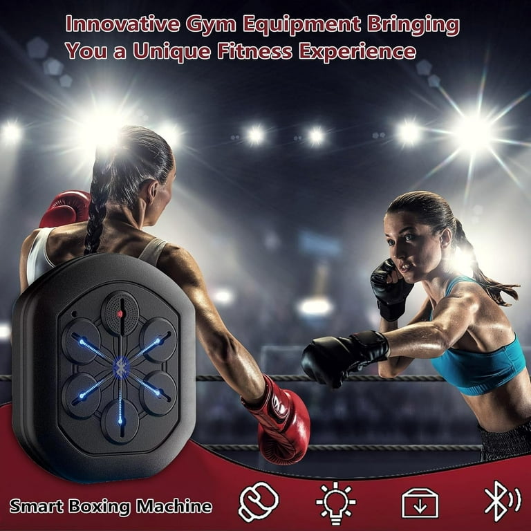 Annuodi Electronic Music Boxing Machine, Smart Boxing Training Punching  Equipment with App Integration, Wall Mounted Smart Boxing Game Machine for  Kids and Adults 